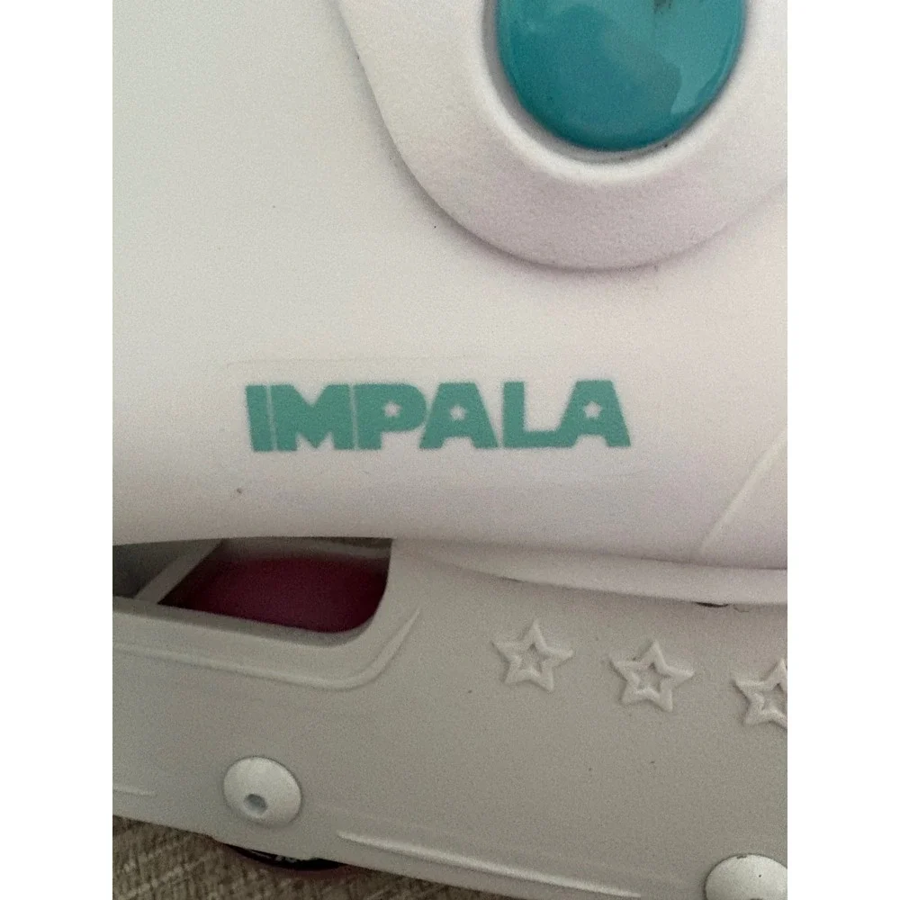 Impala Lightspeed Inline Skates White Mint Green Womens 10 Mens 8 Rollerblades